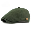 2025 New Hats for Men and Women Wearing British Retro Beret Hat Fashion Casual Berets Caps for Women Solid Color Adjustable Cap
