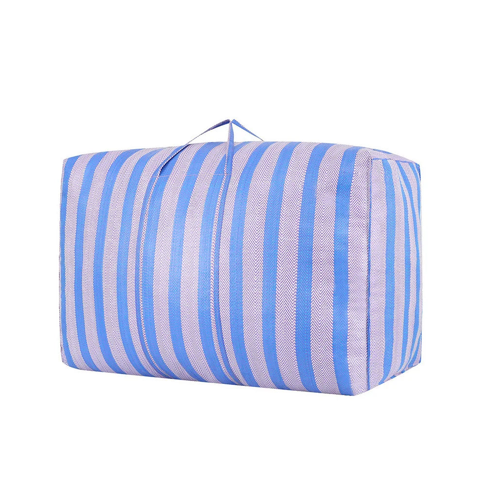 1 waterproof nylon handbag, suitable for storing household clothes and as a moving luggage bag