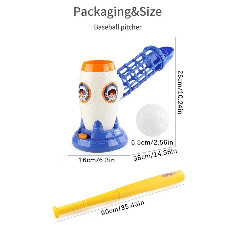 Baseball Game Children Sports Outdoors Toy Ball Sets with Plastic Baseball Bat and Training Equipment Toys for Boys Kids Gifts
