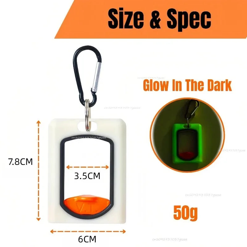 New Cable Tie Organizer Portable Glow Fluorescent Storage Reusable Storage Cable Tie Holder Cable Ties Storage Tool