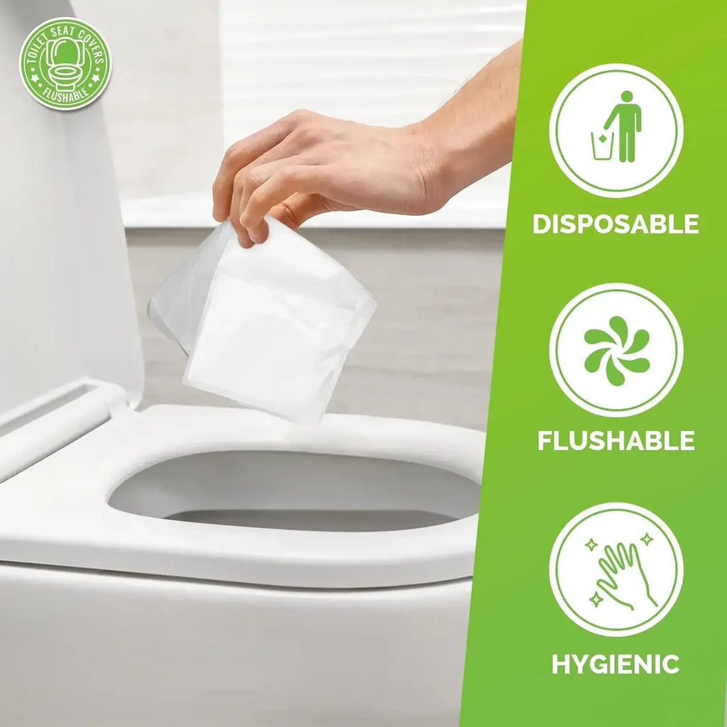 Disposable Toilet Seat Cover Portable Travel Camping Hotel Bathroom Degradable Waterproof Toilet Mat Accessories