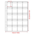 10pcs Coin Collector Storage Pages, 200-Compartment Clear PVC Sheets for Commemorative & Regular Coins, Display & Organize