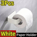 Plastics Paper Towel Holder Self Adhesive Toilet Roll Paper Holder No Punching Kitchen Bathroom Lengthen Storage Rack