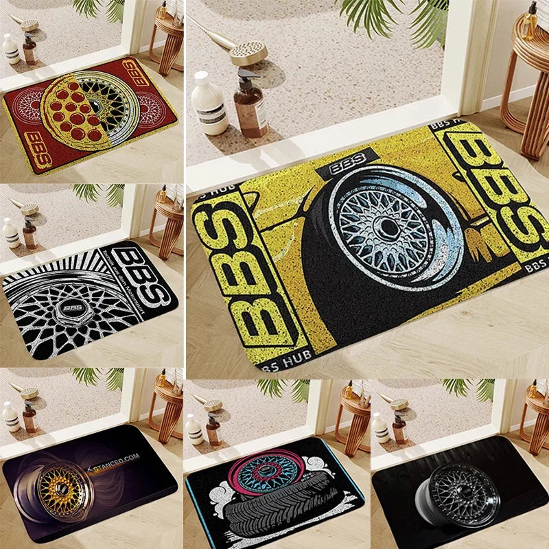 BBS Bath Mats Washable Non-slip Kitchen Mat Balcony Room Rug Carpet Home Foot Bathroom Doormat Entrance House Hallway Decoration