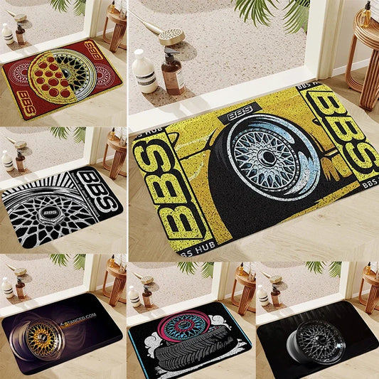 BBS Bath Mats Washable Non-slip Kitchen Mat Balcony Room Rug Carpet Home Foot Bathroom Doormat Entrance House Hallway Decoration