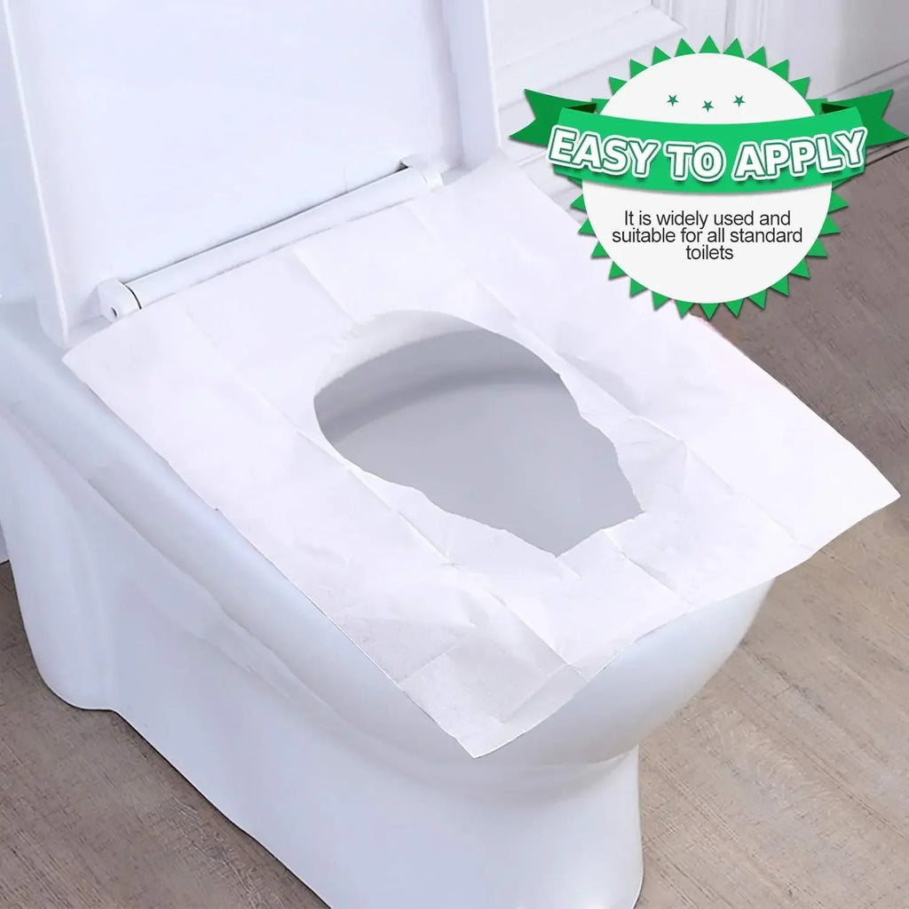 Disposable Toilet Seat Cover Portable Travel Camping Hotel Bathroom Degradable Waterproof Toilet Mat Accessories