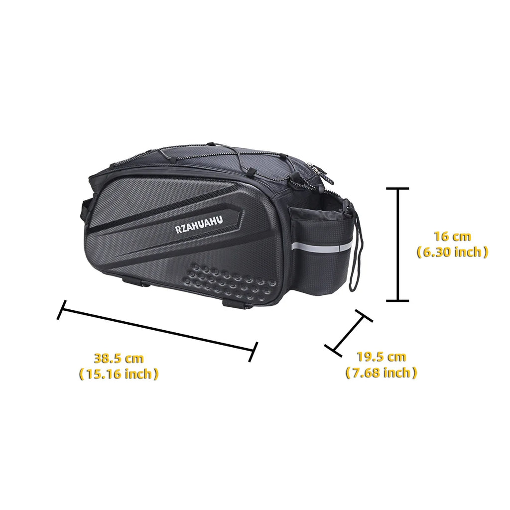 Large Bicycle Saddle Bag Big Capacity Bicycle Carrier Bag Bike Tail Rear Bags Waterproof Cycling Trunk Luggage Shoulder Handbag