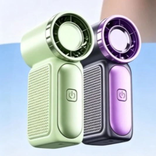 Portable Pocket Fan with LED Digital Display – Lightweight Handheld for Travel & Outdoor