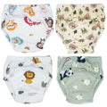 4PCS Baby Waterproof Diapers Pee Shorts Underwears Reusable Soft Ecological Cotton Toddler Potty Training Pants For Boys Girls