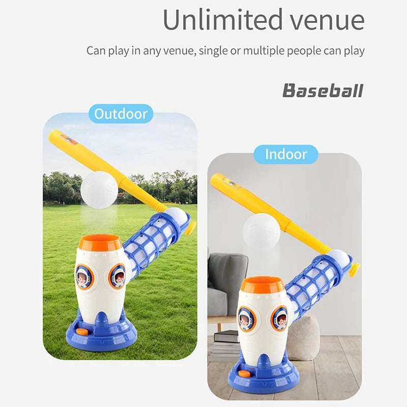 Baseball Game Children Sports Outdoors Toy Ball Sets with Plastic Baseball Bat and Training Equipment Toys for Boys Kids Gifts