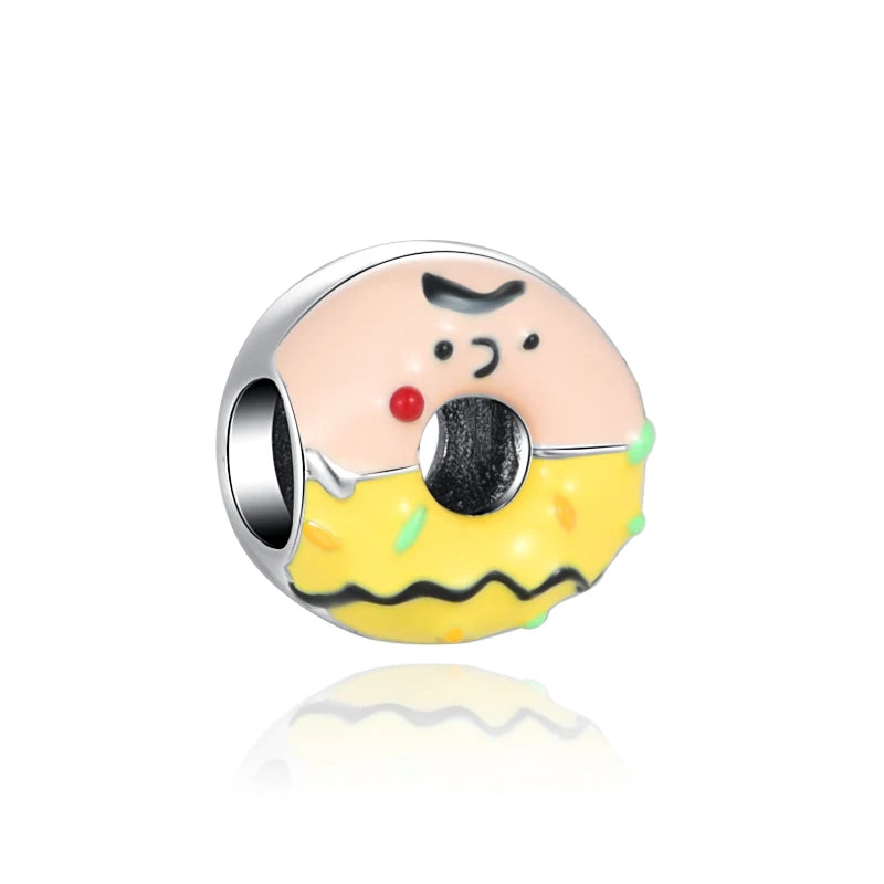 Hot Sale 925 Silver Plane Passport Donut Speedboat Motorbike TV Charm Bead Diy Fit Original Pandent Charms Bracelet Jewelry