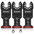 EZARC General Purpose Multitool Blades 3PC Carbide Oscillating Saw Blades Quick Release for Metal Nails Wood Plaster Drywall PVC