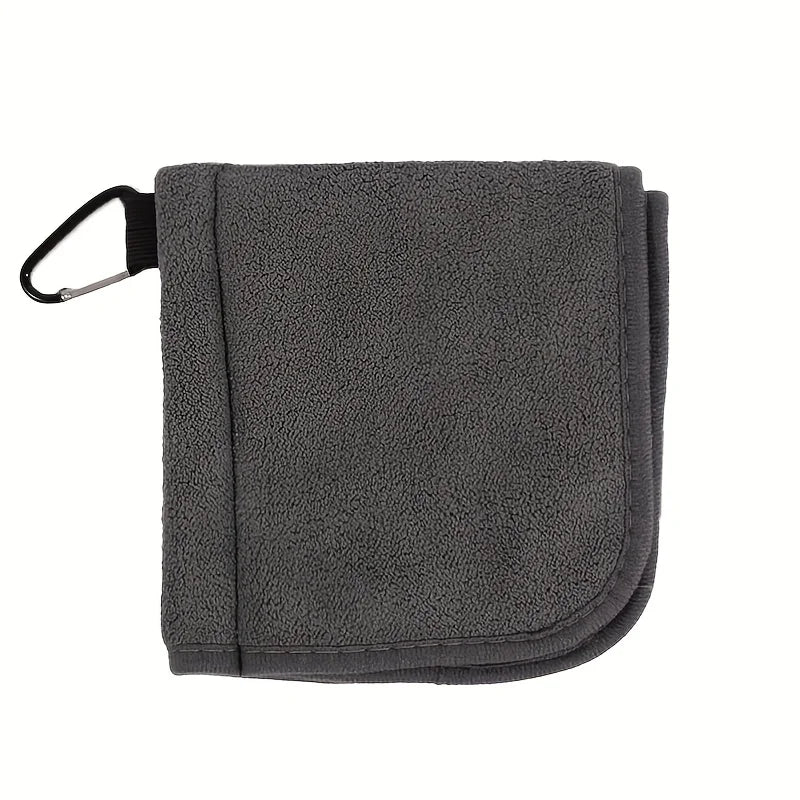 Golf towel, ball cleaning towel, ball cleaning cloth towel, outdoor with hook golf gift
