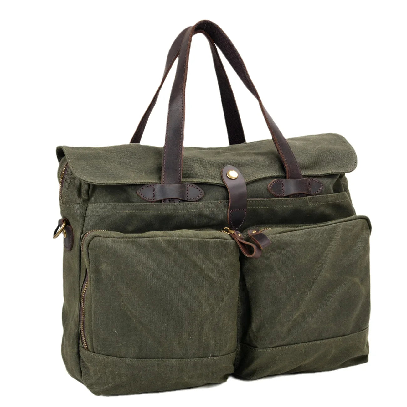 Leisure Business Briefcase Travel Canvas Bag Fashion Large Capacity Briefcase Portable Messenger Bag