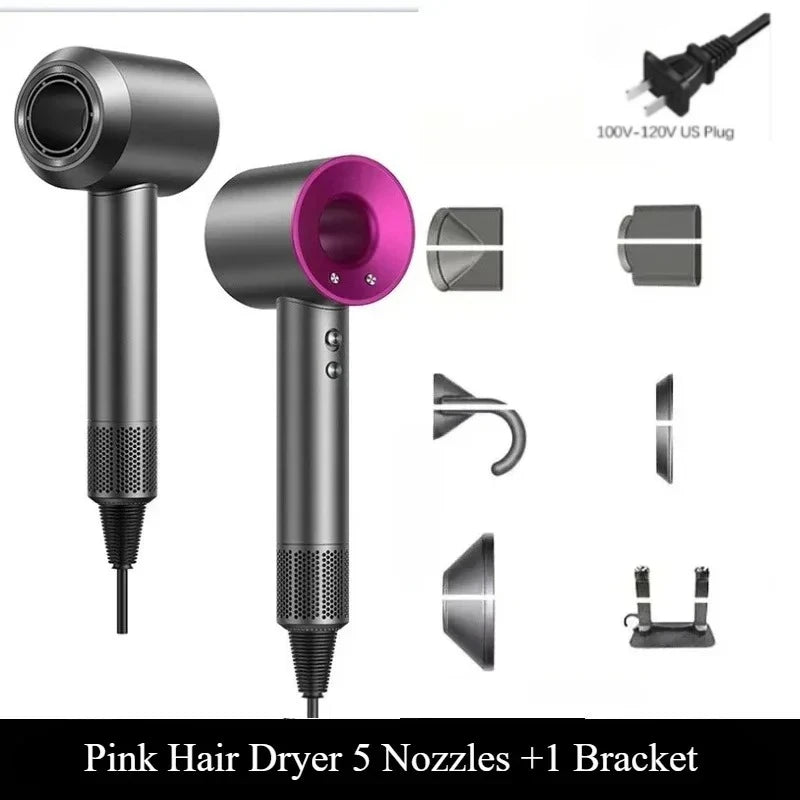 2026 Wall-Mounted Leafless Hair Dryer – Negative Ion, Salon-Grade, Home & Travel