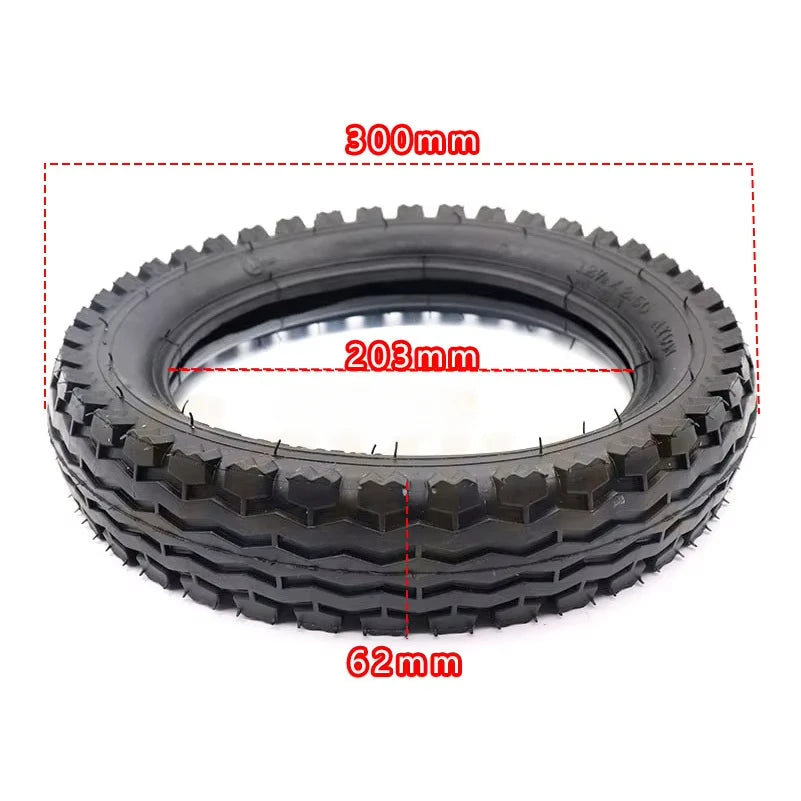 12.5 Inch 12 1/2x2.50 Tyre Electric Scooters12 Tire Tricycle Non-Pneumatic Solid Explosion-proof
