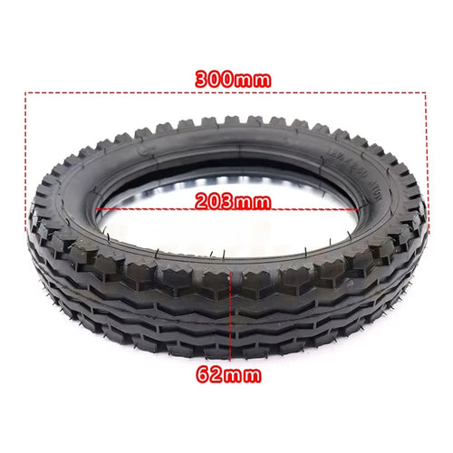 12.5 Inch 12 1/2x2.50 Tyre Electric Scooters12 Tire Tricycle Non-Pneumatic Solid Explosion-proof