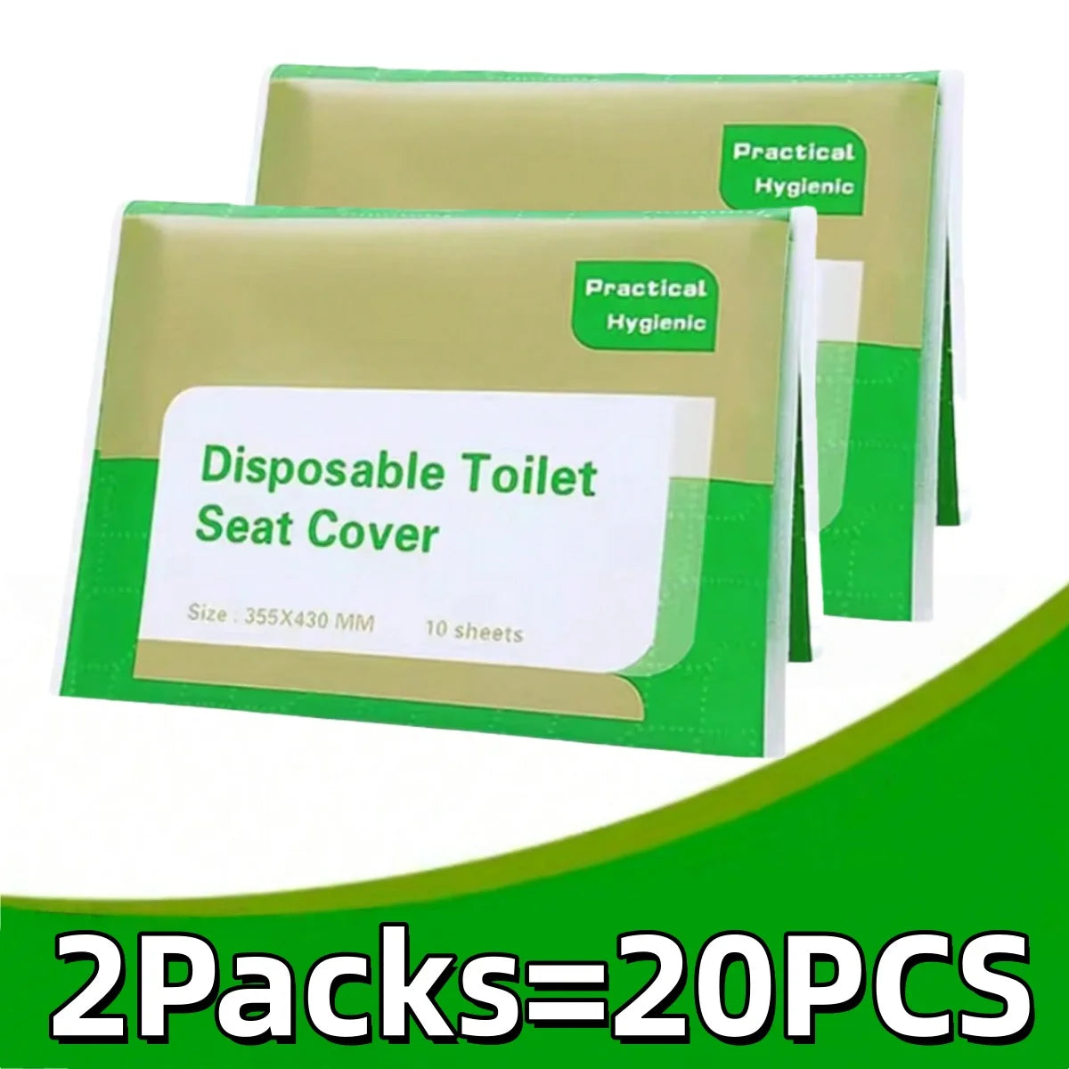 10-100PCS Large Universal Version Disposable Toilet Seat Cover Portable Essential Waterproof Toilet Seat Cushion for Travel