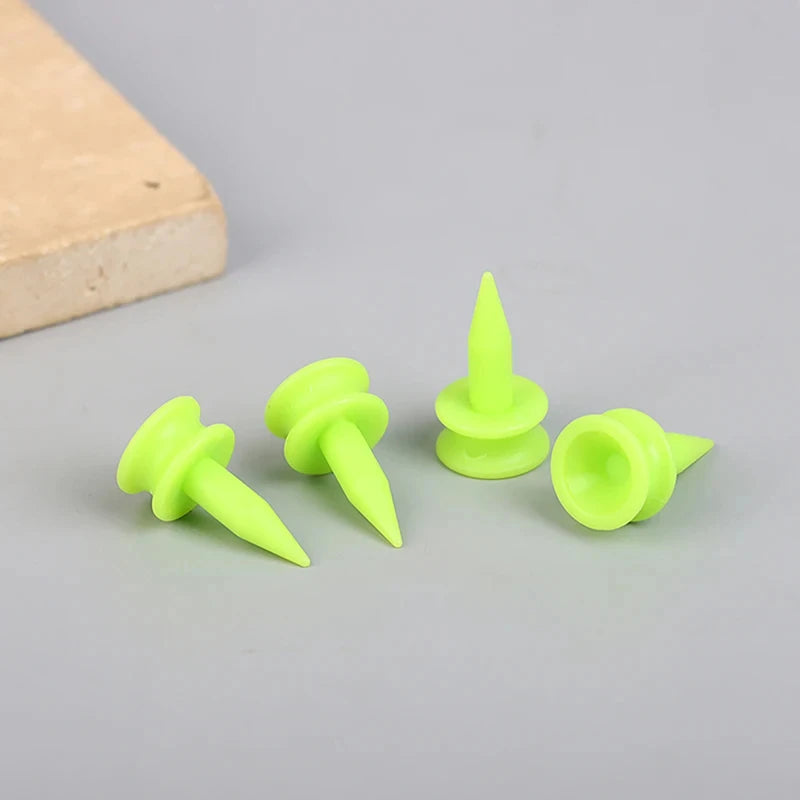 50 Pièces/Paquet Tees De Golf Professionnelles 25MM 0.98' Château Vert Golfeur Accessoire T-Shirts De Golf En Plastique Parfait