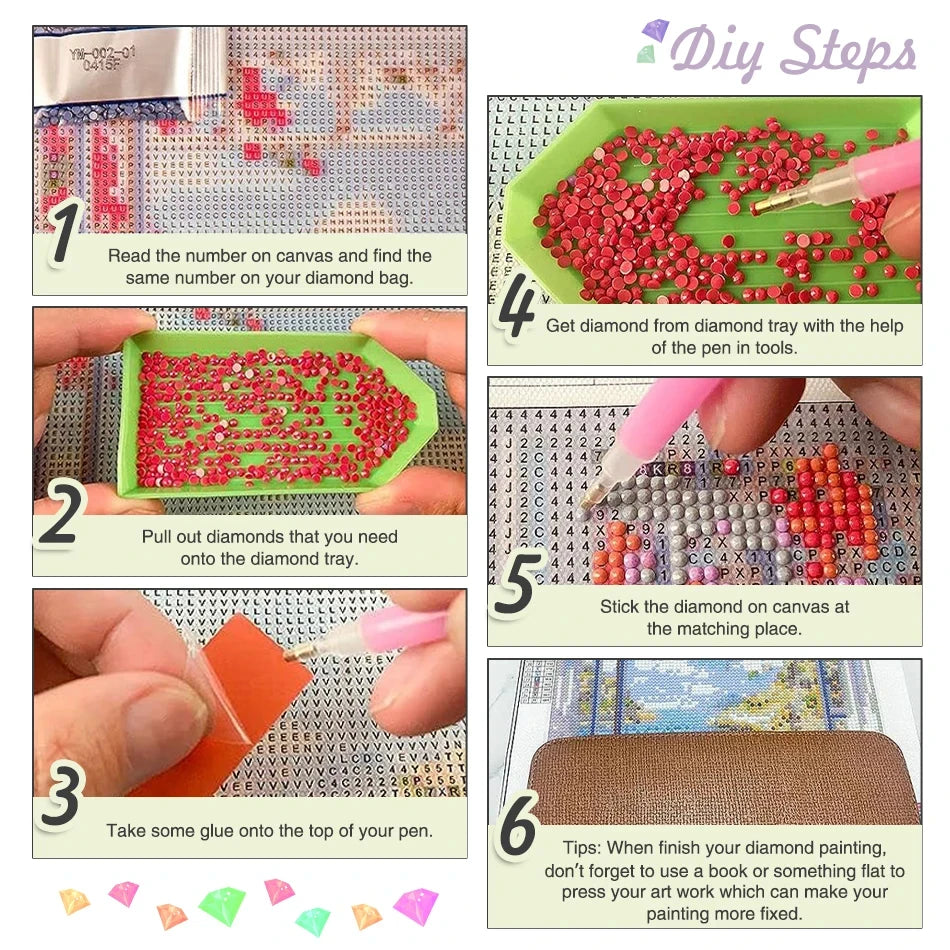 Diamond Painting Kit 5D DIY T-The-Apothecary-Diaries Anime Diamond Handmade Art Children's gift