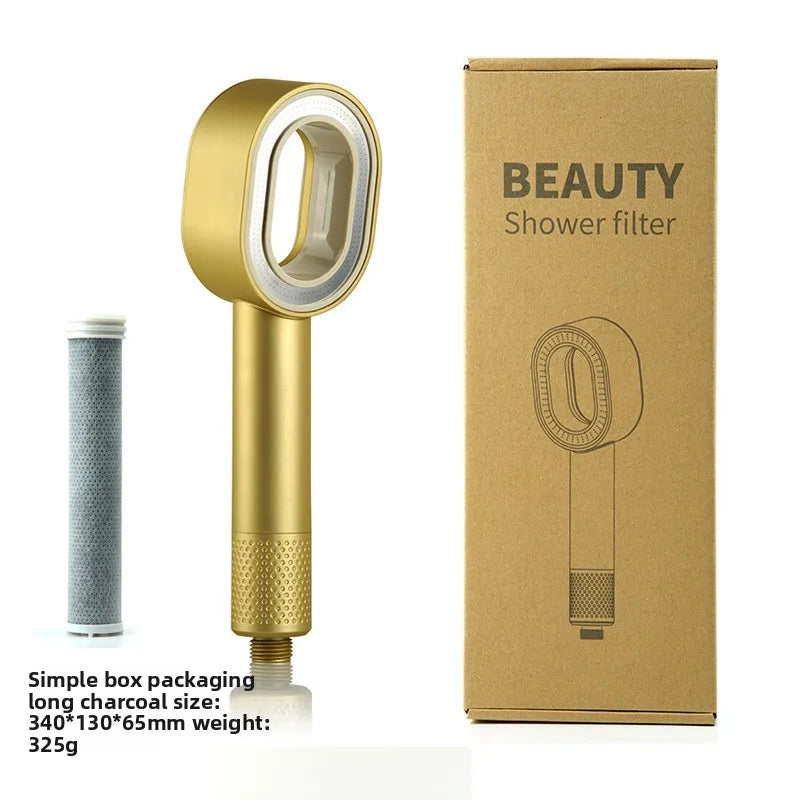 Filter Shower Head High Pressure Beauty Rain Faucet Showerhead Filtration Purification Bathroom Accessories Filtered Water
