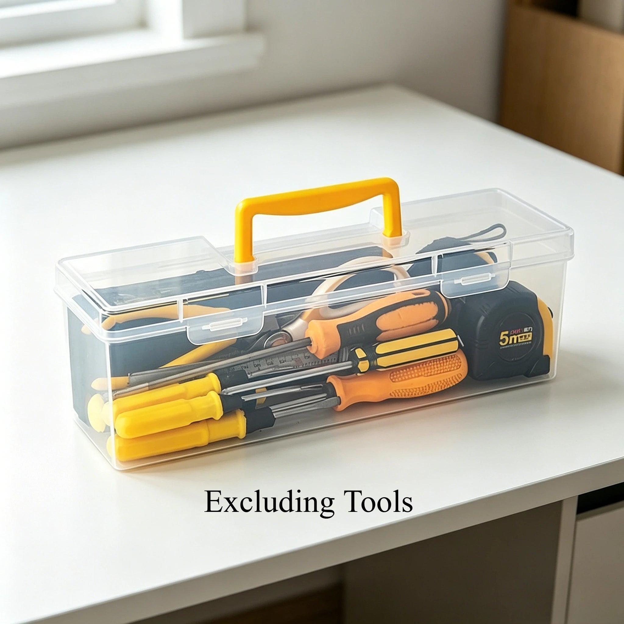 Tool Box Organizer, Hardware Organizer Box  - Durable Screw Organizer For Nuts, Bolts, Screws, Nails, and Small Hardware.