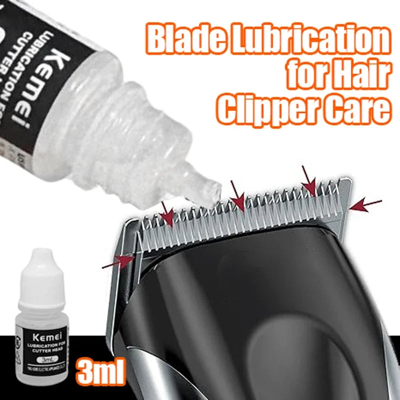 Kemei Shaver & Clipper Maintenance Oil – Anti-Rust Lubricant for KM-2299, KM-809A & More