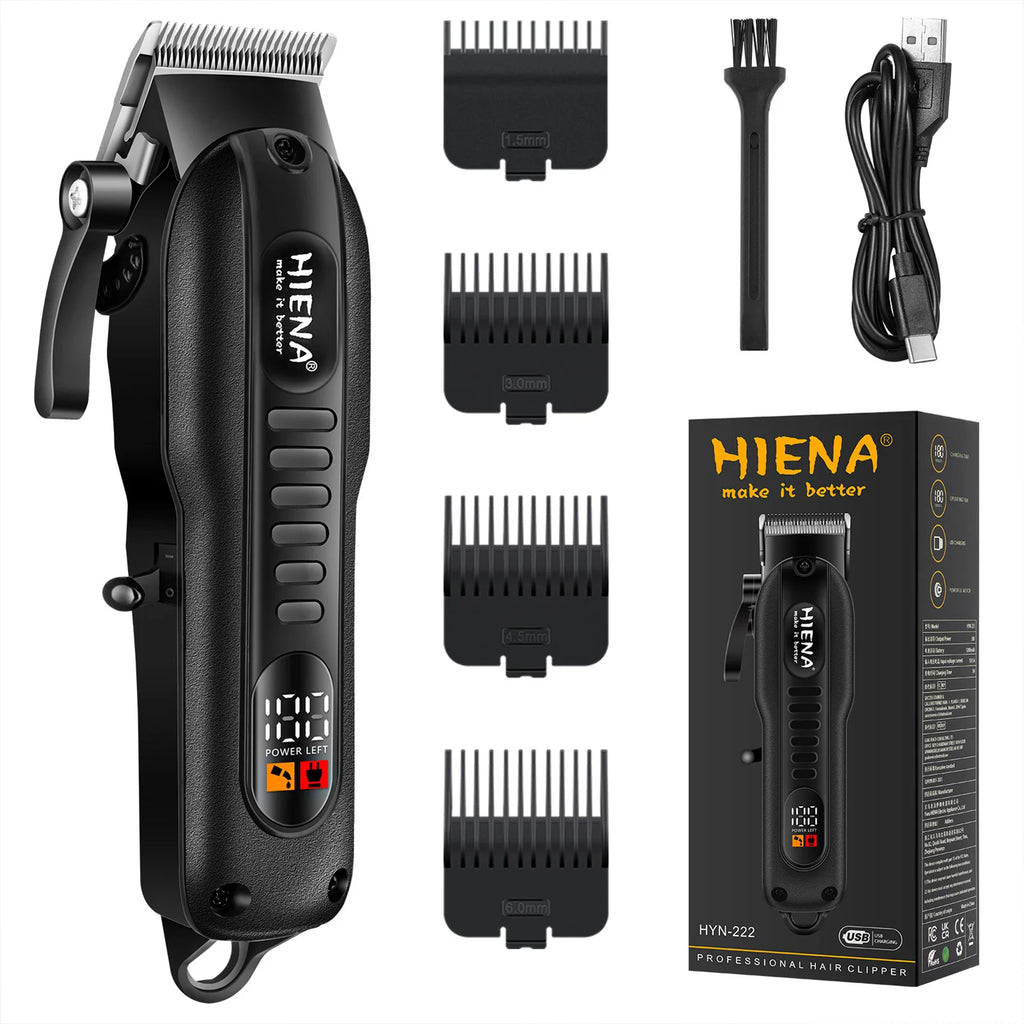 Professional Hair Clipper - Steel Blade Washable