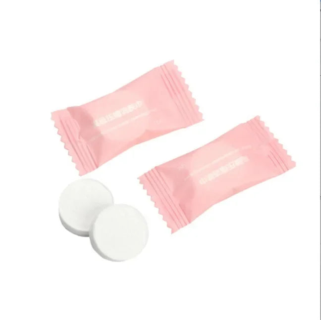 20/50/80/100PCS Mini Compressed Towel Disposable Capsules Towels Magic Face Care Tablet Outdoor Travel Cloth Wipes Paper Tissue