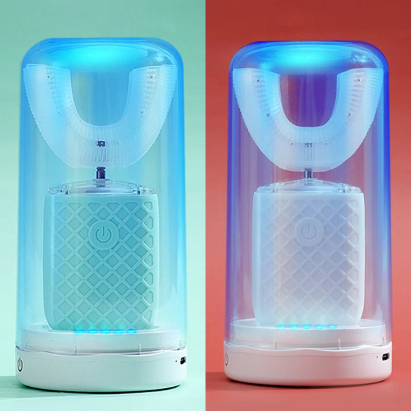 360° U-Shaped Electric Toothbrush – Rechargeable Sonic Auto Toothbrush for Adults & Kids