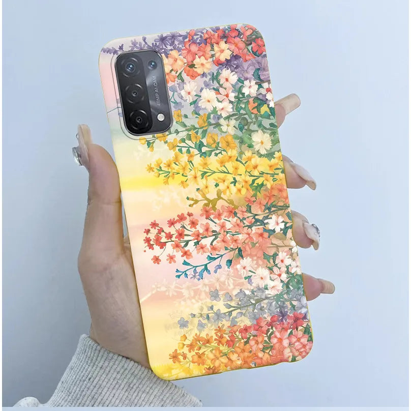 For Oppo A54 5G A74 5G A93 5G Case Soft TPU Silicone Cover Cute Astronaut Panda Phone Case CPH2195 CPH2197 CPH2263 Coque Funda