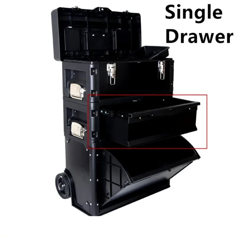 Tool Box Storage Professional Big Metal Removable Three-layers Alloy Tool Box Workshop Storage Hardware Electrician Product