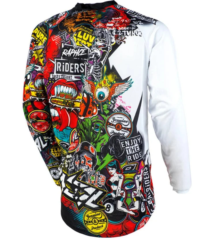 2026 moto enduro motocross Jeresy bicycle mx bmx mtb Downhill Jersey Off road speed long motorcycle hombre camisetas mtb enduro