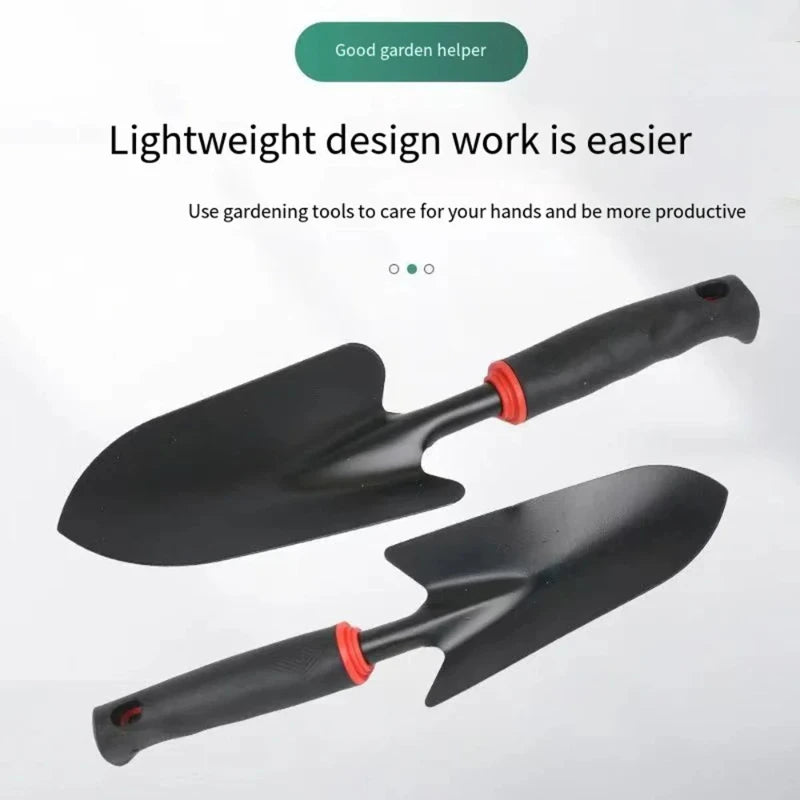 Gardening Shovel, Gardening Vegetable Planting Tools, Rake, Hoe, Trowel, Small Tool Set of 4, Gardening Gifts for Women and Men