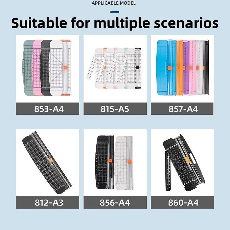 Manual Paper Replacement Blades A4/A5 Trimmer Spare Knife Desktop Cutter Metal Blade for DIY Photo Trimmers Scrapbooking Supply