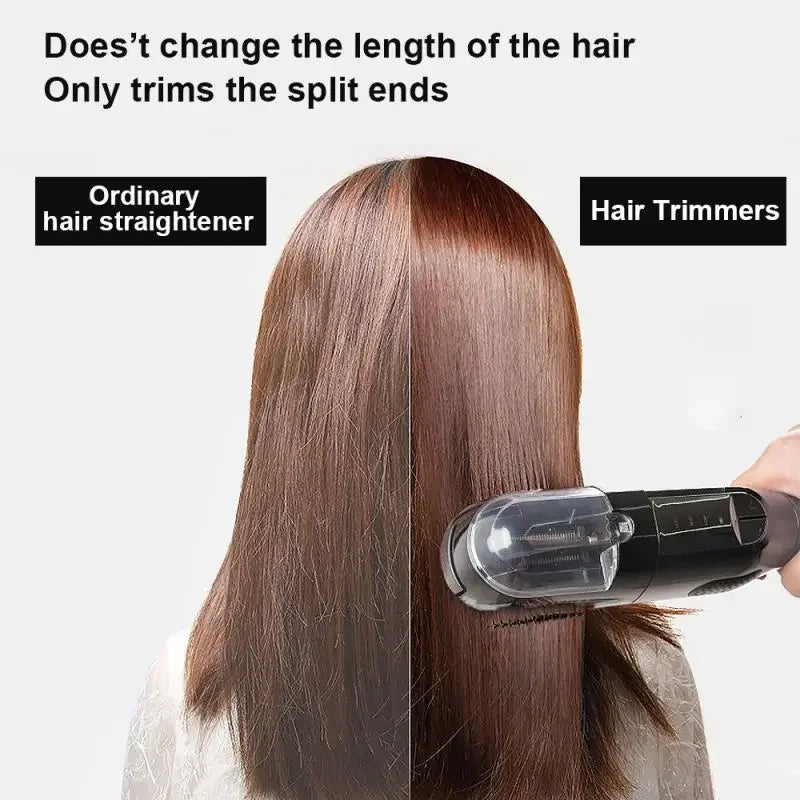 Professional Split Ends Hair Trimmer – Cordless Automatic Dry Damaged Hair Cutter for Women