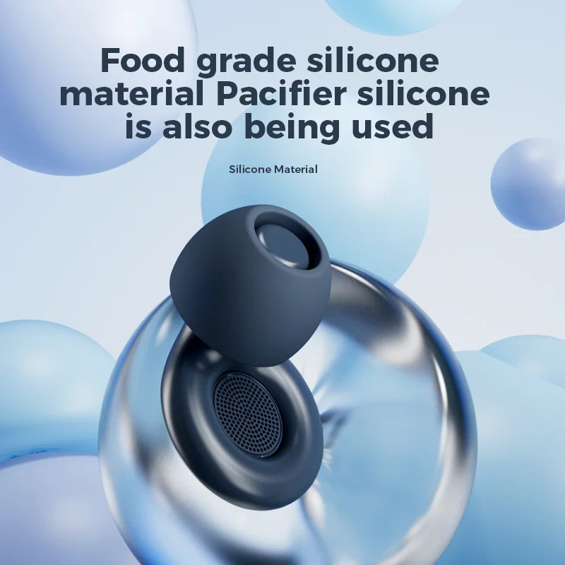 Anti-noise earplugs for sleep, silicone earplugs, waterproof soft ear protection, anti-noise and soundproof earplugs