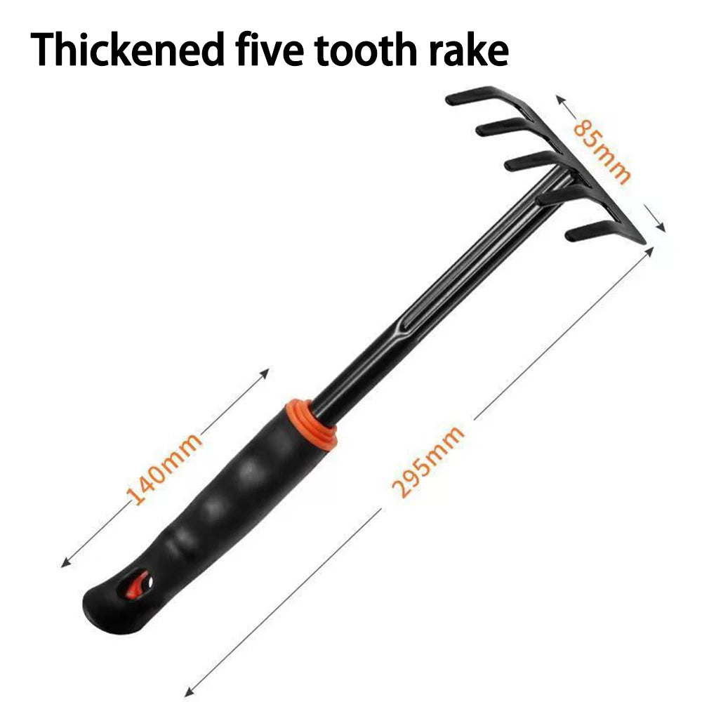 Gardening Shovel, Gardening Vegetable Planting Tools, Rake, Hoe, Trowel, Small Tool Set of 4, Gardening Gifts for Women and Men