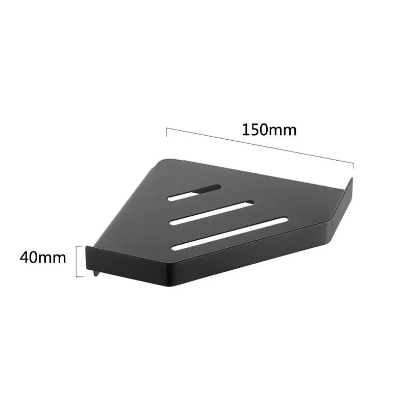 Bathroom Stainless Steel Shower Shelf Wall-mounted Triangle Basket Corner Stand Shampoo Shower Gel Storage Holder Accessories