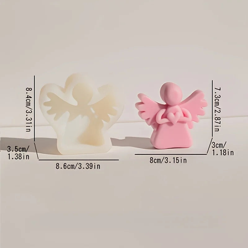 55 Compartment Heart Shape Silicone Candle Mold DIY Small Love Cake Chocolate Baking Mould Ice Tray Food Safe Kitchen Supplies