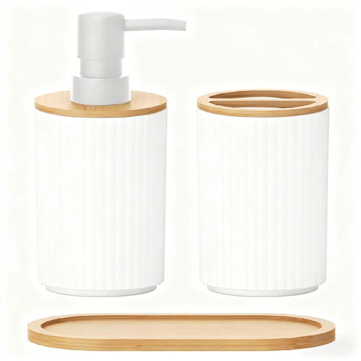 2pcs/set black bathroom accessories set, hands soap dispenser and toothbrush cup set, used for bathroom necessities