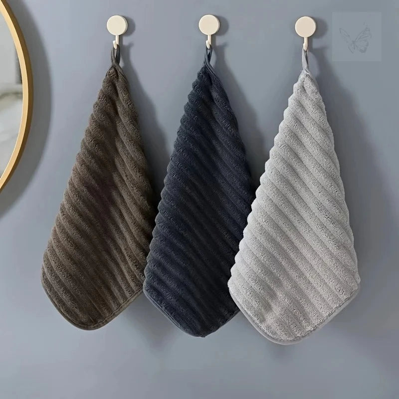 5-Piece Luxury Soft Super Absorbent Hand Towel Set - 11.8*11.8 inch Quick Drying Washcloths for Household and Daily Necessities