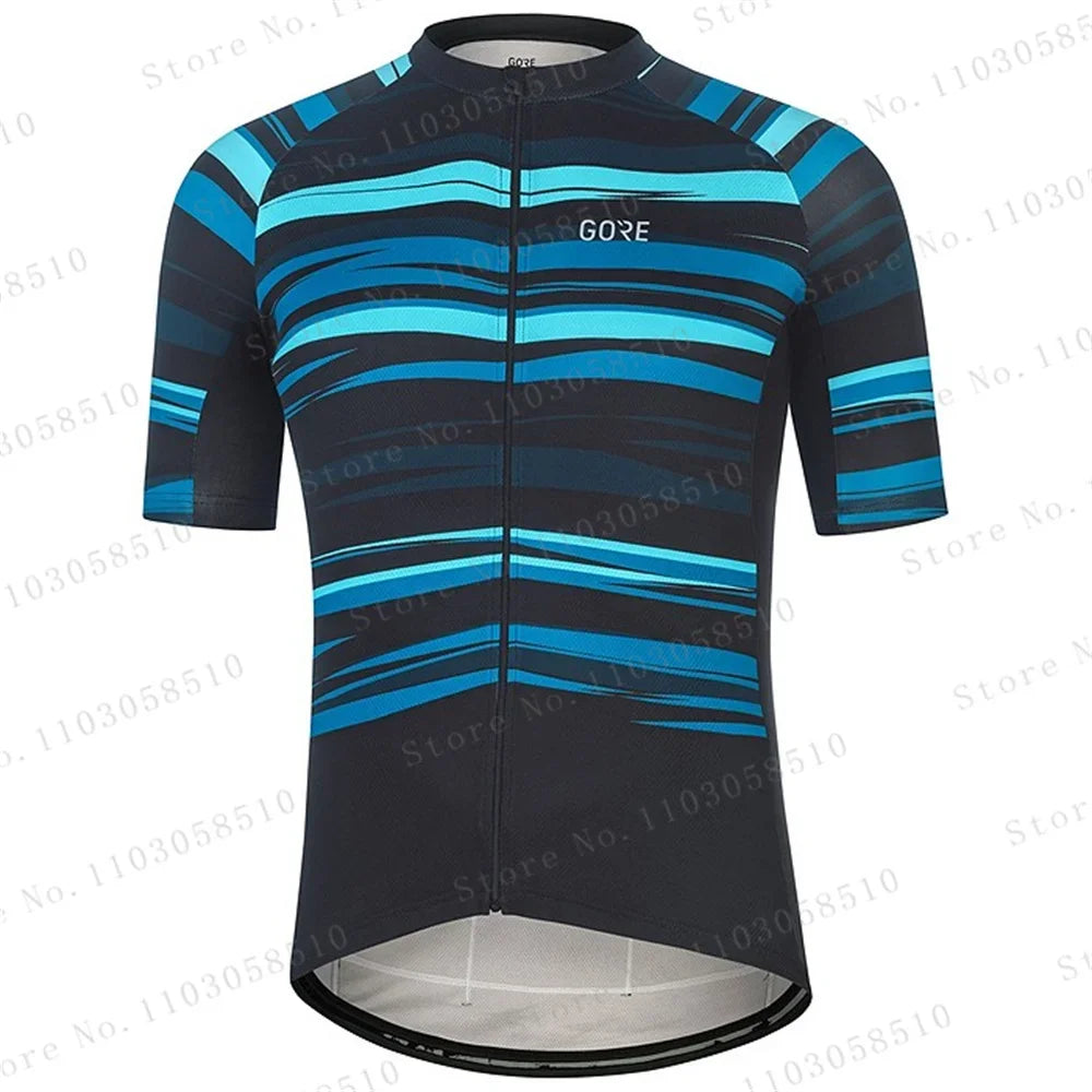 Jersey Cycling Tops Summer Men Short Sleeve Cycling Clothing Sports Bicycle Shirts Bib Shorts Suits Mtb Road Bike Clothing