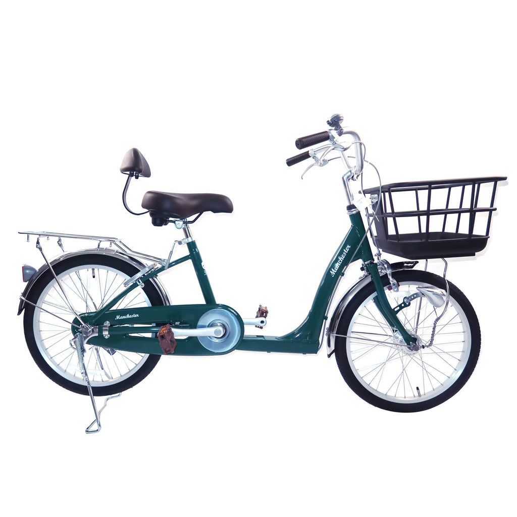 City Recreational e Bike Work Mobility Bicycle Shopping Grocery with Large Basket with Seat Backrest Bicycles