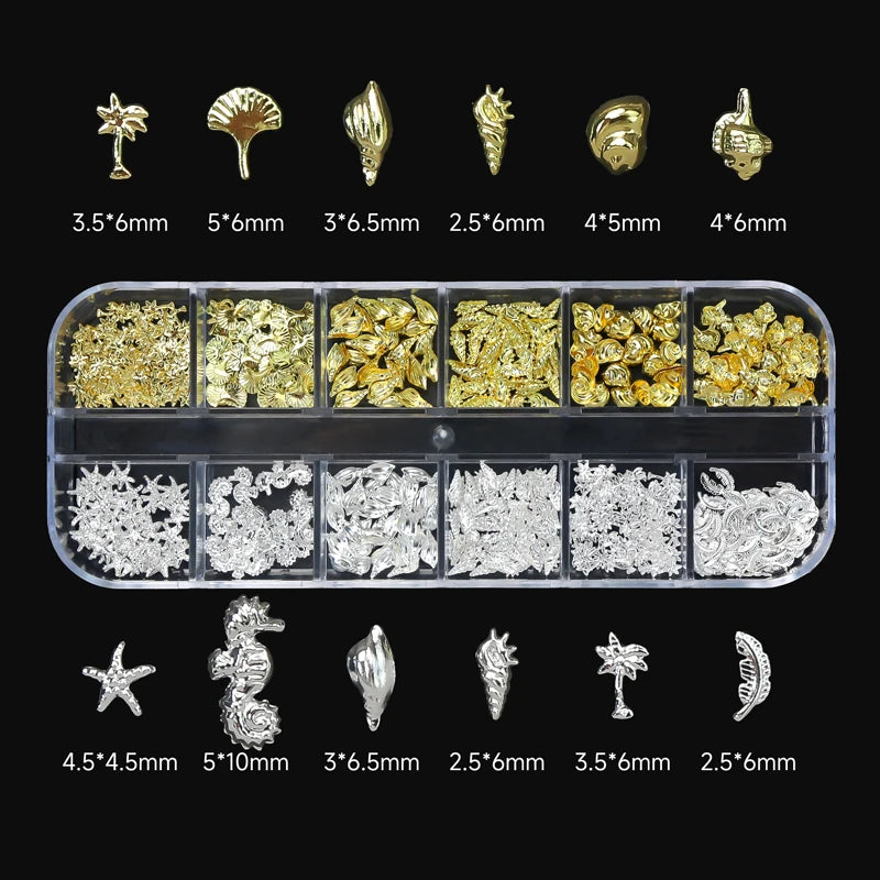Nail Art Rhinestones Kit 2400pcs Nail Gems Ab Flatback Rhinestones Gems Stones with Storage Organizer for Design Bright Holiday