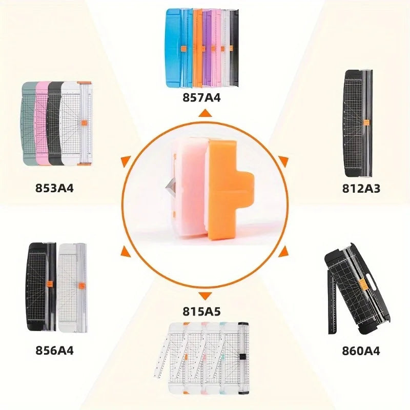 2pcs/4pcs Paper cutter replacement blade paper trimmer cutting paper cutter blade refilling A4 black and white paper trimming