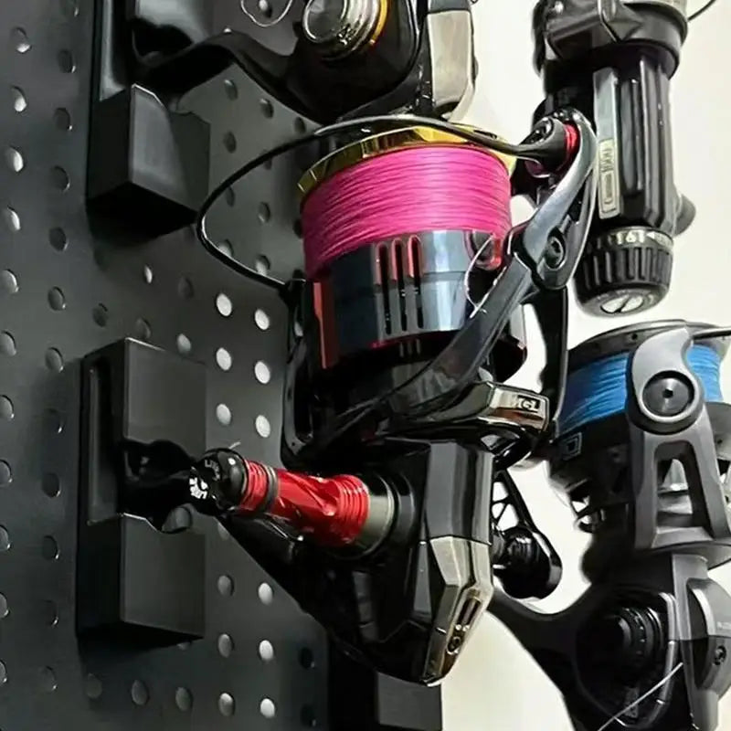 Fishing Reel Holder Reel Storage Wall Mount Rack Holder Display Stand Fishing Accessories Fish Gear Equipment