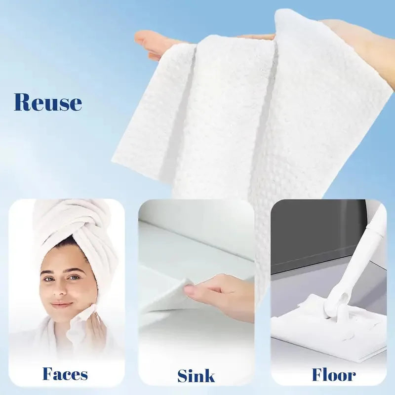 Disposable Face Towel Facial Cleansing Wipes Thick Large Makeup Remover Scrubber Beauty Skincare Trave