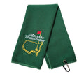 Golf Waffle Towel Microfiber Fine Embroidery Mountaineering Buckle Water Absorbing Sweat Cleaning Sports Towel