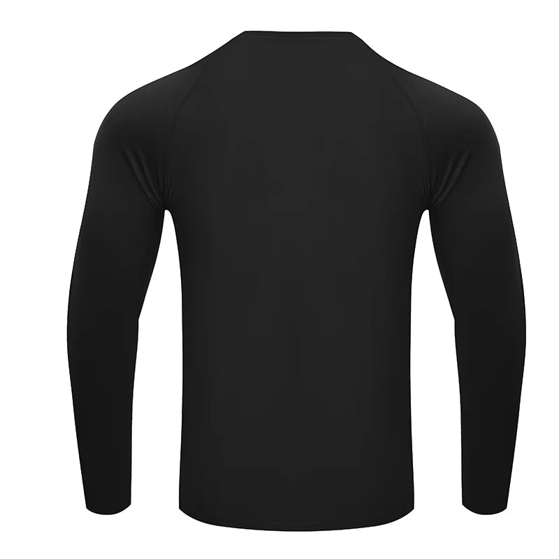 Long Sleeve T Shirt Men Compression Sportswear Male Tshirt Elastic Skinny Tops Tee Gyms Fitness T-shirt Casual T Shirt For Men